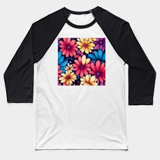 Beautiful Floral pattern, model 12 Baseball T-Shirt